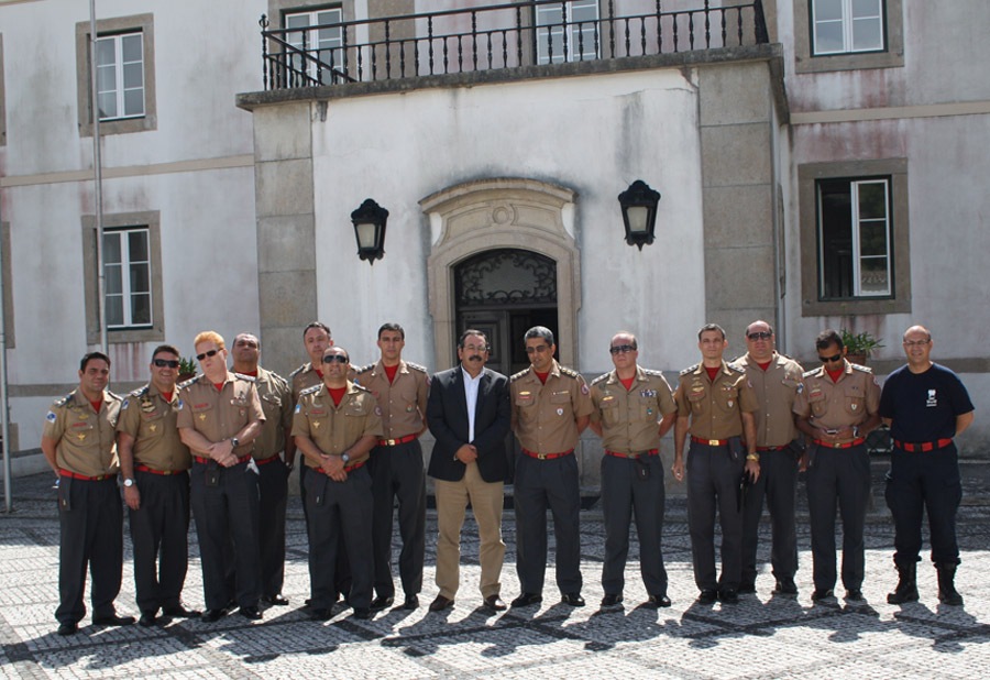 Visita de Oficiais Superiores do Corpo de Bombeiros Militar do Estado do Rio de Janeiro 