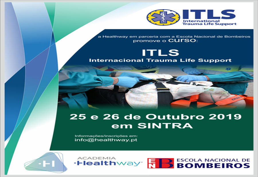 A ENB e o Centro de Treinos ITLS Portugal - Health Way promovem o Curso ITLS – Provider, Versão Combinada