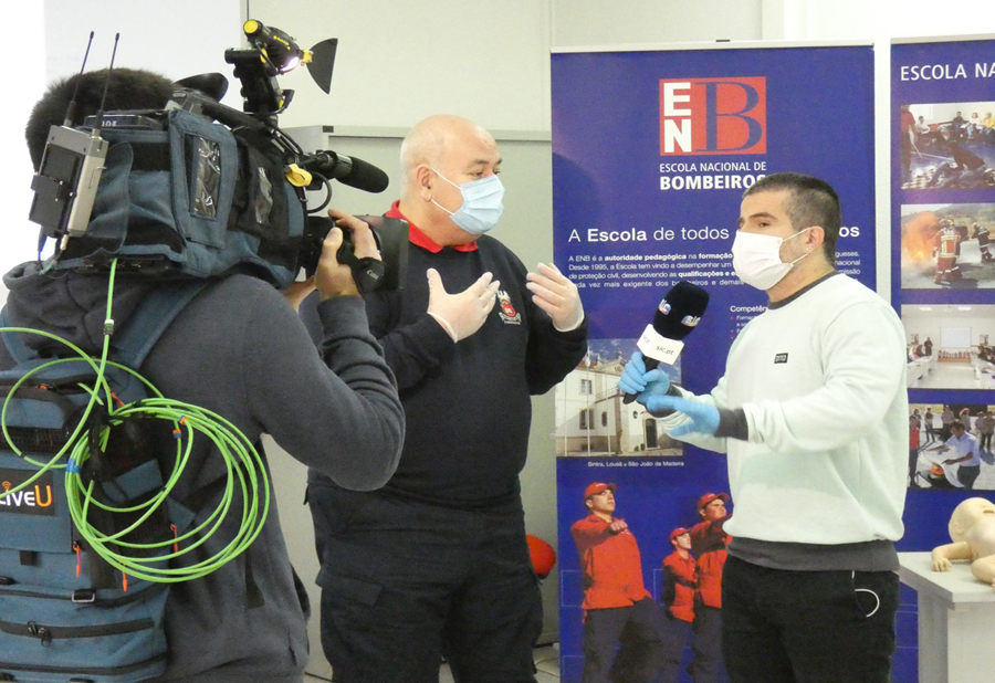 ENB ensina primeiros socorros em direto no Alô Portugal da SIC