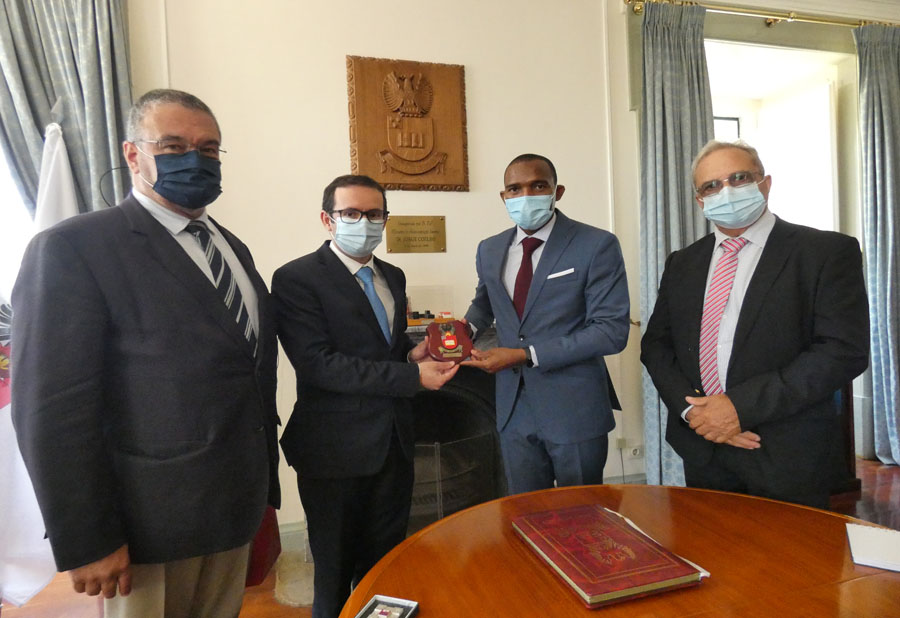ENB recebe visita do Serviço Nacional de Proteção Civil e Bombeiros de Cabo Verde